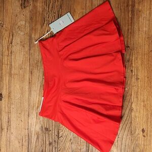 Southern Shirt Company Winners Circle Skort in Cherry Tomato, Size LG